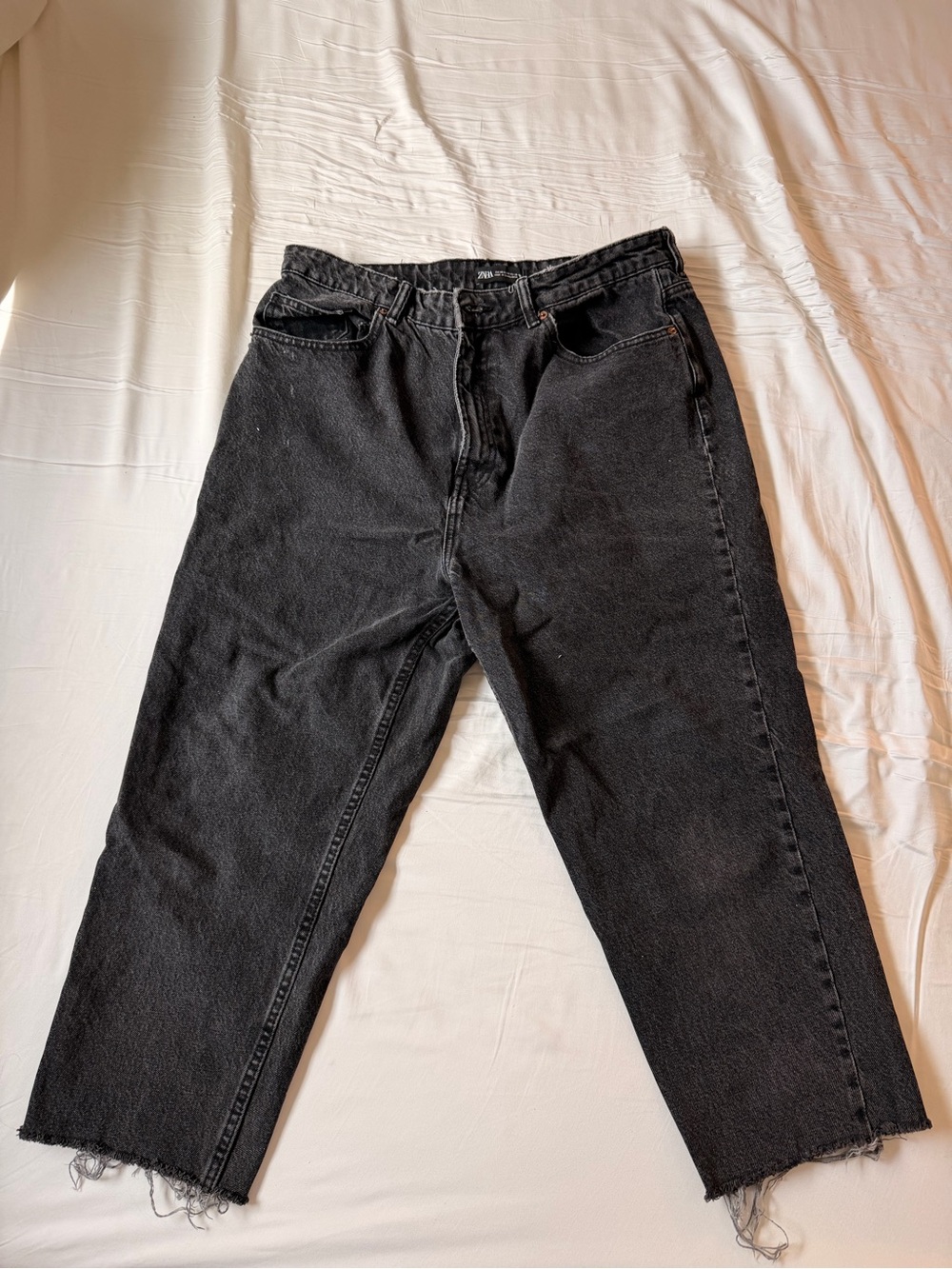 Black Zara mom jeans